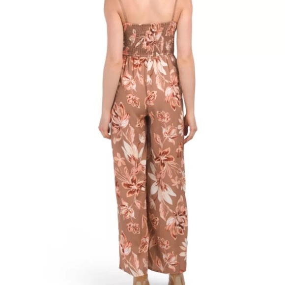 Band Of Gypsies floral jumpsuit L - Picture 2 of 7